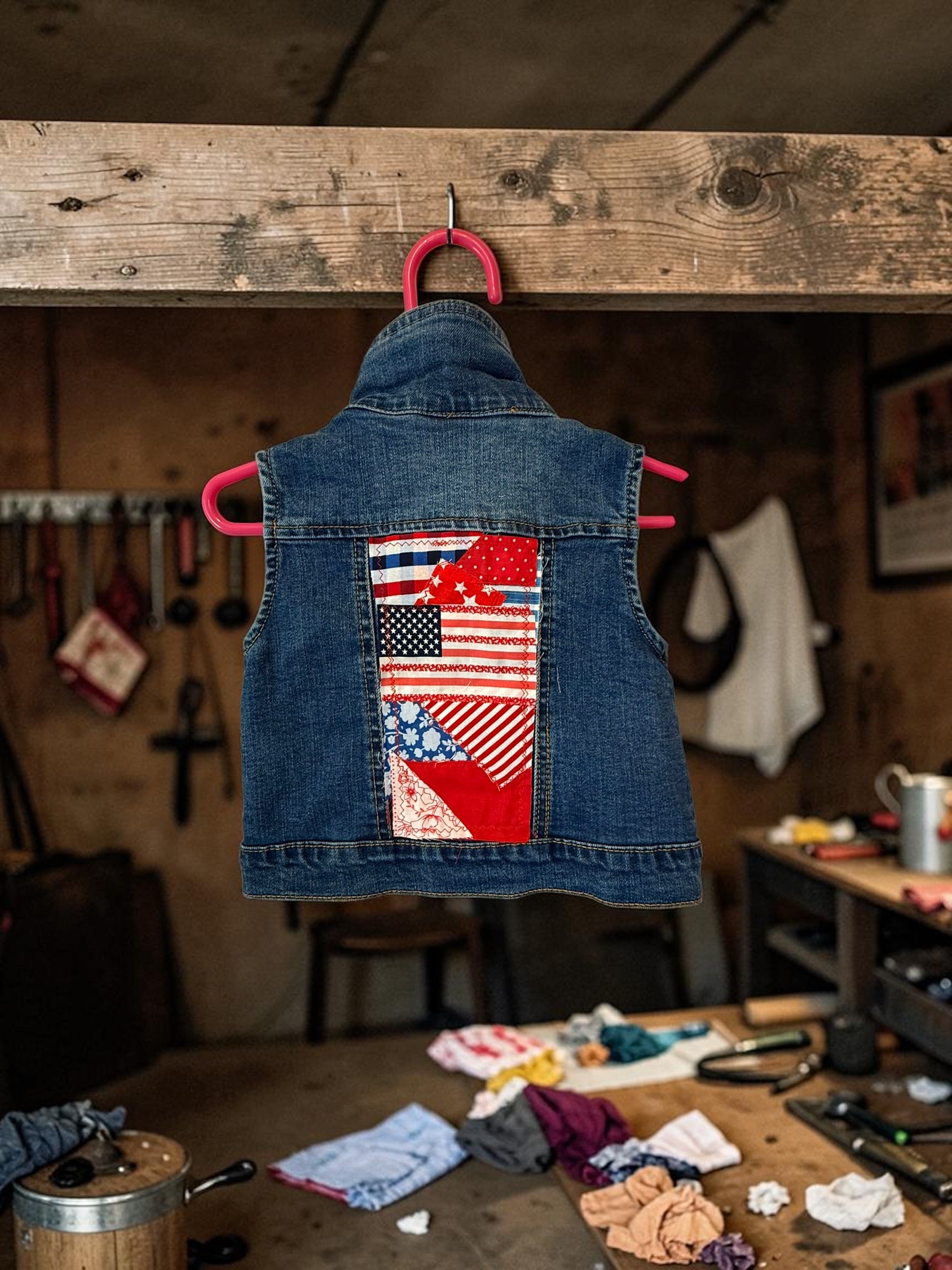 Custom Upcycled Patchwork Denim