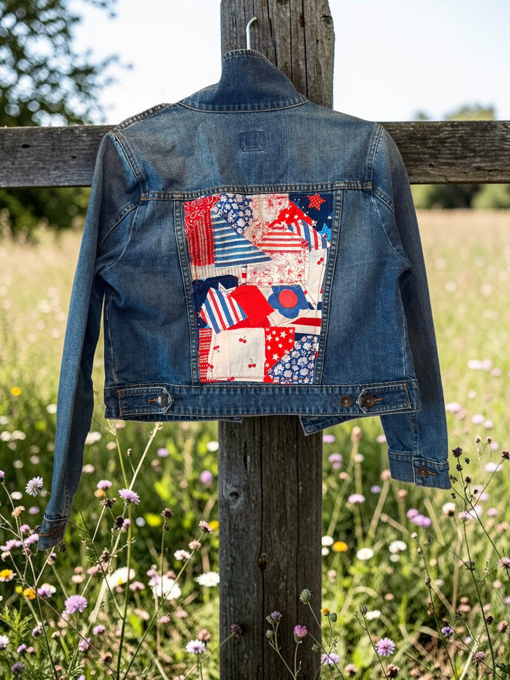 Custom Upcycled Patchwork Denim