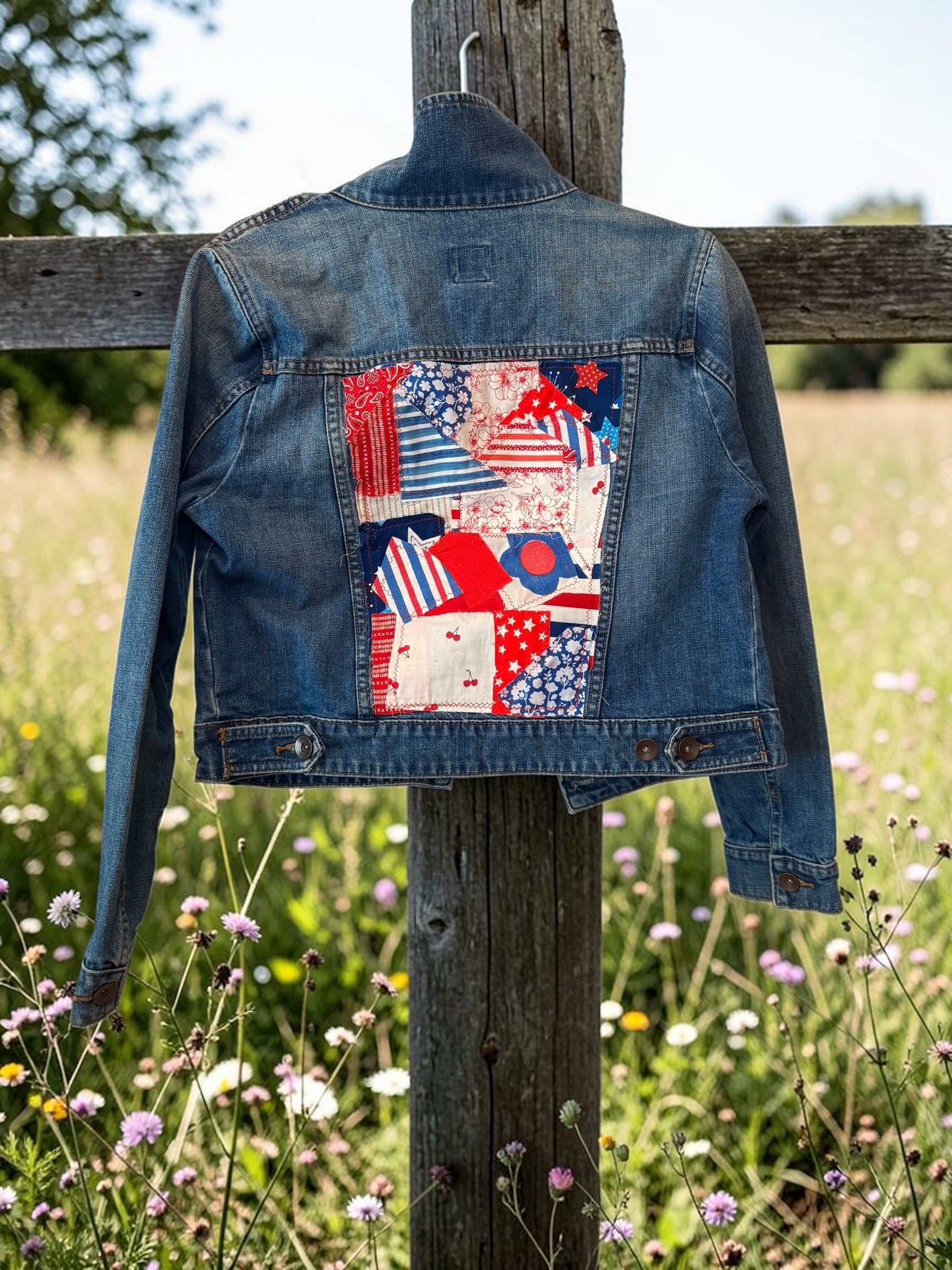 Custom Upcycled Patchwork Denim